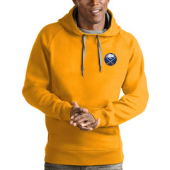Buffalo Sabres Antigua Victory Pullover Hoodie - Gold | NHL Clearance