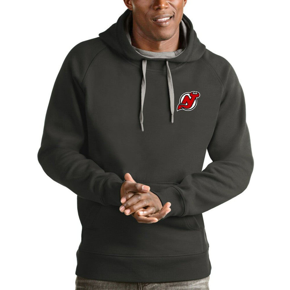 New Jersey Devils Antigua Victory Pullover Hoodie - Charcoal | NHL sale