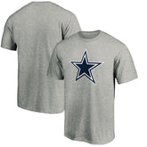Dallas Cowboys Primary Logo T-Shirt - Heather Gray - Fanatics