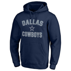 Dallas Cowboys Victory Arch Team Fitted Pullover Hoodie - Navy - NFL