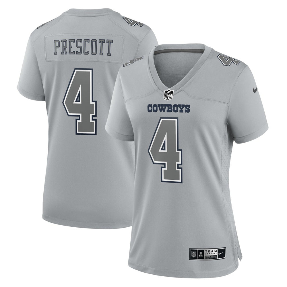 Dak Prescott Dallas Cowboys Women's Atmosphere Fashion Game Jersey - Gray - Nike