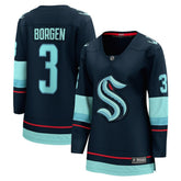 Will Borgen Seattle Kraken Fanatics Women's Home Breakaway Player Jersey - Deep Sea Blue | Fanatics Clearance
