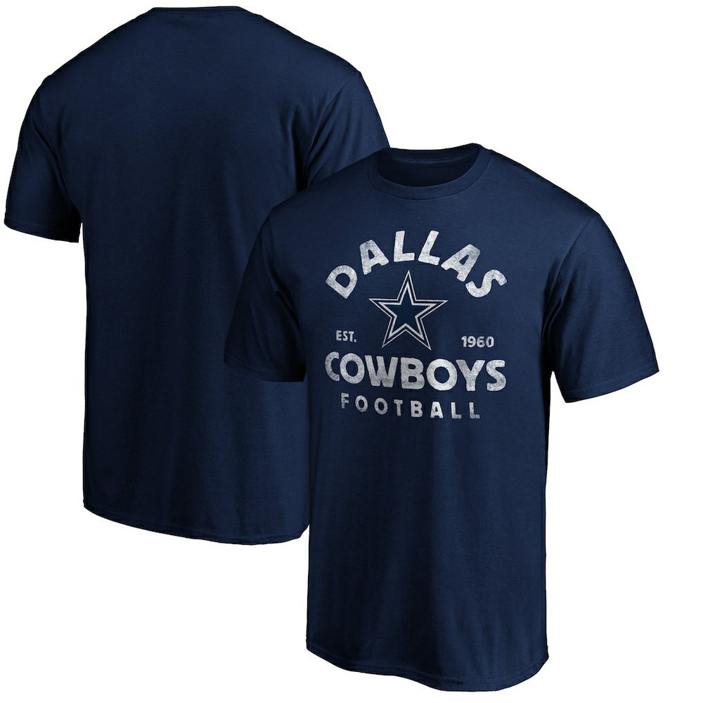 Dallas Cowboys Vintage Arch T-Shirt - Navy - NFL