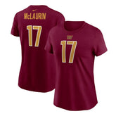 Terry McLaurin Washington Commanders Women's Player Name & Number T-Shirt - Burgundy - Nike