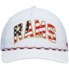 Los Angeles Rams '47 Hitch Stars and Stripes Trucker Adjustable Hat - White - 47 brand