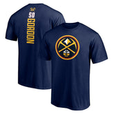 Aaron Gordon Denver Nuggets Playmaker Name & Number T-Shirt Navy