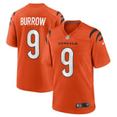 Joe Burrow Cincinnati Bengals Alternate Game Jersey - Orange - Nike