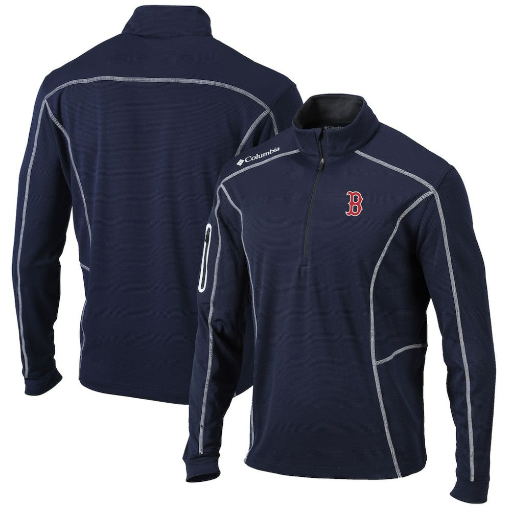 Boston Red Sox Columbia Shotgun Omni-Wick Quarter-Zip Pullover Jacket Discount