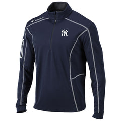 New York Yankees Columbia Shotgun Omni-Wick Quarter-Zip Pullover Jacket Outlet