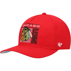 Chicago Blackhawks '47 Reflex Hitch Snapback Hat - Red | 47 brand discount