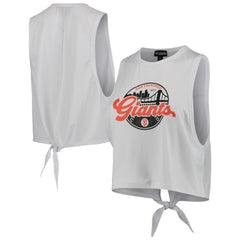 San Francisco Giants The Wild Collective Women's Open Back Twist-Tie Tank Top Sale