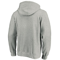 Chicago Bulls Primary Mascot Logo Pullover Hoodie Heathered Gray