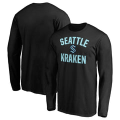 Seattle Kraken Team Victory Arch Long Sleeve T-Shirt - Black | NHL discount