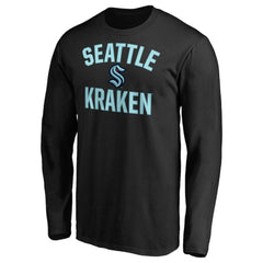 Seattle Kraken Team Victory Arch Long Sleeve T-Shirt - Black | NHL discount
