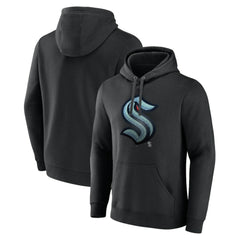 Seattle Kraken Midnight Mascot Pullover Hoodie - Black | NHL Lifestyle