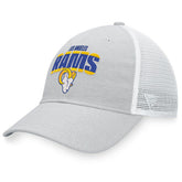 Los Angeles Rams Trucker Snapback Hat - Heather Gray/White - Fanatics