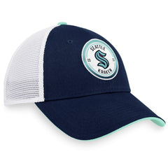 Seattle Kraken Fanatics Iconic Gradient Trucker Snapback Hat - Deep Sea Blue/White | Fanatics sale