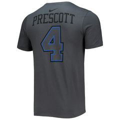 Dak Prescott Dallas Cowboys Player Name & Number T-Shirt - Charcoal - Nike