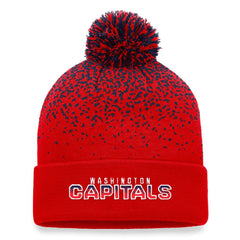 Washington Capitals Fanatics Iconic Gradient Cuffed Knit Hat with Pom - Red | Fanatics online