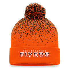 Philadelphia Flyers Fanatics Iconic Gradient Cuffed Knit Hat with Pom - Orange | Fanatics sale