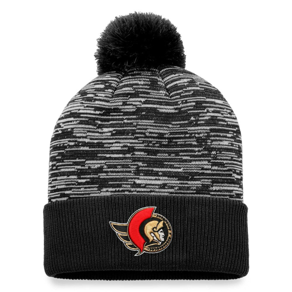 Ottawa Senators Fanatics Defender Cuffed Knit Hat with Pom - Black | Fanatics near me