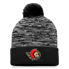 Ottawa Senators Fanatics Defender Cuffed Knit Hat with Pom - Black | Fanatics near me