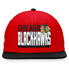 Chicago Blackhawks Fanatics Heritage Retro Two-Tone Snapback Hat - Red/Black | Fanatics discount