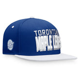 Toronto Maple Leafs Fanatics Heritage Retro Two-Tone Snapback Hat - Blue/White | Fanatics discount