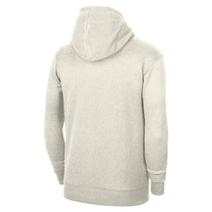 Nike Brooklyn Nets 2022/23 Spotlight On-Court Practice Performance Pullover Hoodie Cream