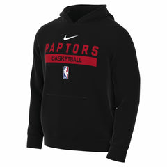 Nike Toronto Raptors 2022/23 Spotlight On-Court Practice Performance Pullover Hoodie Black