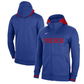 Nike Philadelphia 76ers Authentic Showtime Performance Full-Zip Hoodie Royal