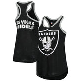 Las Vegas Raiders G-III 4Her by Carl Banks Women's Tater Burnout Tank Top - Black - NFL