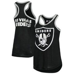Las Vegas Raiders G-III 4Her by Carl Banks Women's Tater Burnout Tank Top - Black - NFL