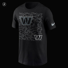 Washington Commanders RFLCTV T-Shirt - Black - Nike