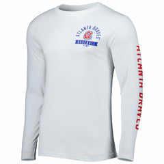 Atlanta Braves Fanatics Pressbox Long Sleeve T-Shirt for sale