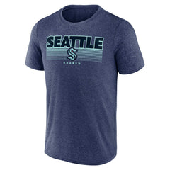 Seattle Kraken Fanatics Prodigy Performance T-Shirt - Heathered Deep Sea Blue | Fanatics Clearance