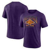 Fanatics Phoenix Suns True Classics Power Phase Tri-Blend T-Shirt Heather Purple