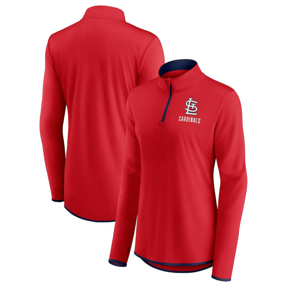 St. Louis Cardinals Fanatics Women's Worth The Drive Quarter-Zip Jacket Sale