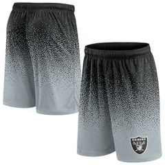 Las Vegas Raiders Ombre Shorts - Black/Silver - Fanatics