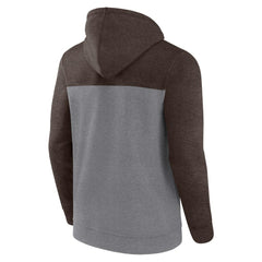 Cleveland Browns Down and Distance Full-Zip Hoodie - Heather Gray - Fanatics