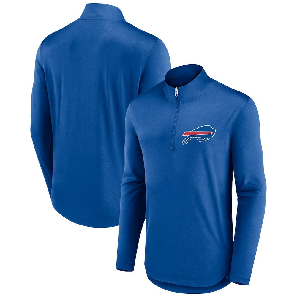 Buffalo Bills Tough Minded Quarter-Zip Top - Royal - Fanatics