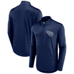 Tennessee Titans Tough Minded Quarter-Zip Top - Navy - Fanatics