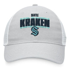 Seattle Kraken Fanatics Team Trucker Snapback Hat - Heather Gray/White | Fanatics online