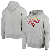 Arizona Cardinals '47 Outrush Headline Pullover Hoodie - Heathered Gray - 47 brand