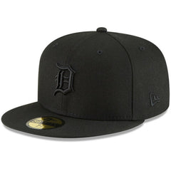 Detroit Tigers New Era Black on Black 59FIFTY Fitted Hat Online