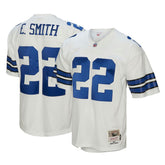 Emmitt Smith Dallas Cowboys Youth Retired Player Legacy Jersey - White - Mitchell & Ness
