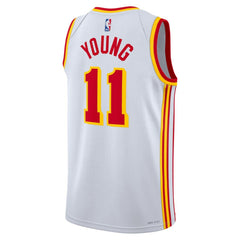 Nike Trae Young Atlanta Hawks Unisex Swingman Jersey Association Edition White