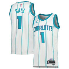 LaMelo Ball Charlotte Hornets Jordan Brand Unisex Swingman Jersey Association Edition White
