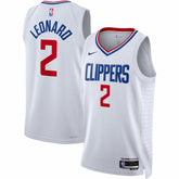 Nike Kawhi Leonard LA Clippers Unisex Swingman Jersey Association Edition White