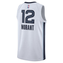 Nike Ja Morant Memphis Grizzlies Unisex Swingman Jersey Association Edition White